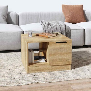 vidaXL, vidaXL Couchtisch Sonoma-Eiche 50x50x36 cm Holzwerkstoff