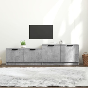 vidaXL, vidaXL TV-Schrank Betongrau 158,5x36x45 cm Holzwerkstoff, vidaXL TV-Schrank Betongrau 158,5x36x45 cm Holzwerkstoff