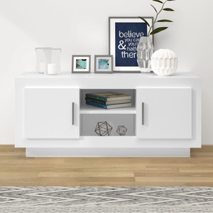 vidaXL, vidaXL TV-Schrank Weiß 102x35x45 cm Holzwerkstoff, 