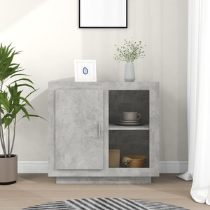 vidaXL, vidaXL Sideboard Betonweiß 80x40x75 cm