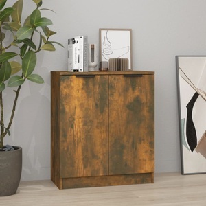 vidaXL, vidaXL Sideboard Räuchereiche 60x30x70 cm Holzwerkstoff
