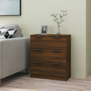 vidaXL, vidaXL Sideboard Braun Eichen-Optik 60x30x70 cm Holzwerkstoff