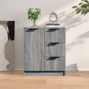 vidaXL, vidaXL Sideboard Grau Sonoma 60x30x70 cm Holzwerkstoff