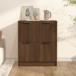 vidaXL, vidaXL Sideboard Braun Eichen-Optik 60x30x70 cm Holzwerkstoff, vidaXL Sideboard Braun Eichen-Optik 60x30x70 cm Holzwerkstoff