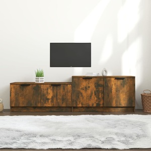 vidaXL, vidaXL TV-Schrank Räuchereiche 158,5x36x45 cm Holzwerkstoff, vidaXL TV-Schrank Räuchereiche 158,5x36x45 cm Holzwerkstoff