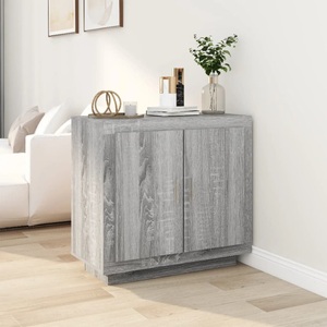vidaXL, vidaXL Sideboard Grau Sonoma 80x40x75 cm Holzwerkstoff