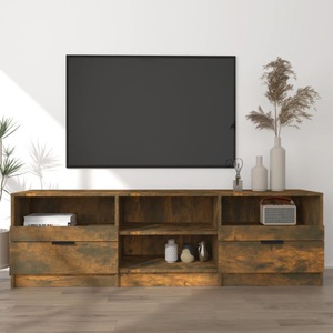 vidaXL, vidaXL TV-Schrank Räuchereiche 150x33,5x45 cm Holzwerkstoff, vidaXL TV-Schrank Räuchereiche 150x33,5x45 cm Holzwerkstoff