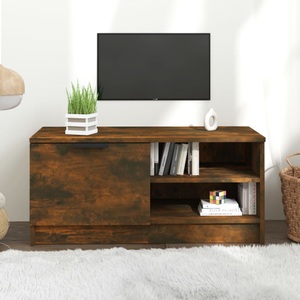 vidaXL, vidaXL TV-Schrank Räuchereiche 80x35x36,5 cm Holzwerkstoff, 