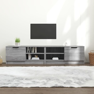 vidaXL, vidaXL TV-Schränke 2 Stk. Grau Sonoma 80x35x36,5 cm Holzwerkstoff, vidaXL TV-Schränke 2 Stk. Grau Sonoma 80x35x36,5 cm Holzwerkstoff