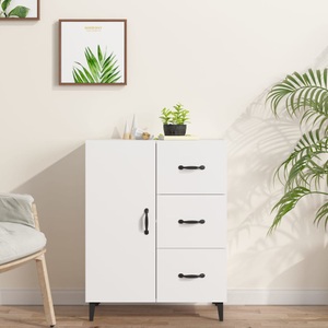 vidaXL, vidaXL Sideboard Weiß 69,5x34x90 cm Holzwerkstoff