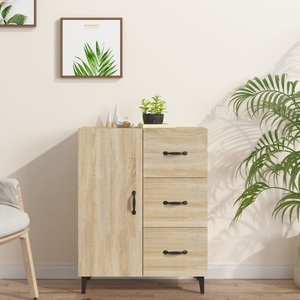 vidaXL, vidaXL Sideboard Sonoma-Eiche 69,5x34x90 cm Holzwerkstoff, vidaXL Sideboard Sonoma-Eiche 69,5x34x90 cm Holzwerkstoff