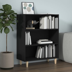 vidaXL, vidaXL Sideboard Schwarz 69,5x32,5x90 cm Holzwerkstoff