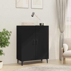 vidaXL, vidaXL Sideboard Schwarz 70x34x90 cm Holzwerkstoff