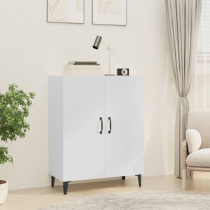 vidaXL, vidaXL Sideboard Hochglanz-Weiß 70x34x90 cm Holzwerkstoff