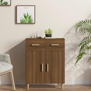 vidaXL, vidaXL Sideboard Braun Eichen-Optik 69,5x34x89 cm Holzwerkstoff