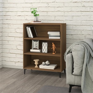 vidaXL, vidaXL Sideboard Braun Eichen-Optik 69,5x32,5x90 cm Holzwerkstoff