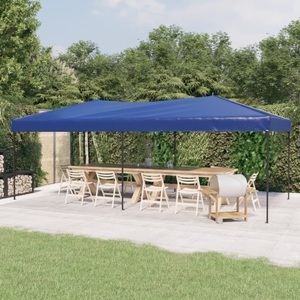 vidaXL, vidaXL Partyzelt Faltbar Blau 3x6 m, vidaXL Partyzelt Faltbar Blau 3x6 m