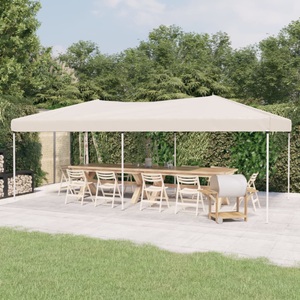 vidaXL, vidaXL Partyzelt Faltbar Creme 3x6 m, vidaXL Partyzelt Faltbar Creme 3x6 m