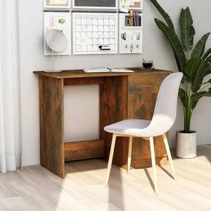 vidaXL, vidaXL Schreibtisch Räuchereiche 100x50x76 cm Holzwerkstoff, vidaXL Schreibtisch Räuchereiche 100x50x76 cm Holzwerkstoff