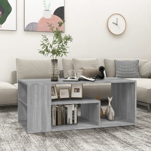 vidaXL, vidaXL Couchtisch Grau Sonoma 100x50x40 cm Holzwerkstoff