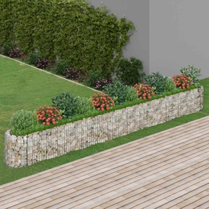 vidaXL, vidaXL Gabionen-Hochbeet Verzinktes Eisen 470x50x50 cm
