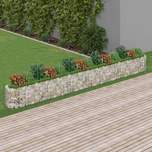 vidaXL, vidaXL Gabionen-Hochbeet Verzinktes Eisen 540x50x50 cm, vidaXL Gabionen-Hochbeet Verzinktes Eisen 540x50x50 cm