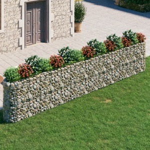 vidaXL, vidaXL Gabionen-Hochbeet Verzinktes Eisen 540x50x100 cm, vidaXL Gabionen-Hochbeet Verzinktes Eisen 540x50x100 cm