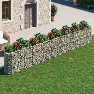 vidaXL, vidaXL Gabionen-Hochbeet Verzinktes Eisen 610x50x100 cm, vidaXL Gabionen-Hochbeet Verzinktes Eisen 610x50x100 cm