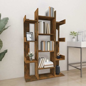 vidaXL, vidaXL Bücherregal Räuchereiche 86x25,5x140 cm Holzwerkstoff, vidaXL Bücherregal Räuchereiche 86x25,5x140 cm Holzwerkstoff