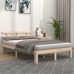 vidaXL, vidaXL Massivholzbett 160x200 cm, vidaXL Massivholzbett ohne Matratze 160x200 cm