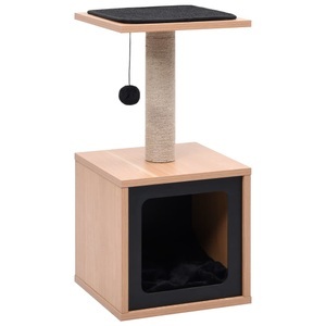 vidaXL, vidaXL Katzen-Kratzbaum mit Sisal-Kratzmatte 62 cm, vidaXL Katzen-Kratzbaum mit Sisal-Kratzmatte 62 cm