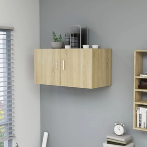 vidaXL, vidaXL Wandschrank Sonoma-Eiche 80 x 39 x 40 cm Spanplatte, vidaXL Wandschrank Sonoma-Eiche 80x39x40 cm Holzwerkstoff