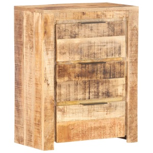 vidaXL, vidaXL Sideboard 59x33x75 cm Raues Mangoholz, 