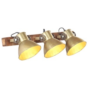 vidaXL, vidaXL Wandlampe Industriestil Messing 65x25 cm E27, vidaXL Wandlampe Industriestil Messing 65x25 cm E27