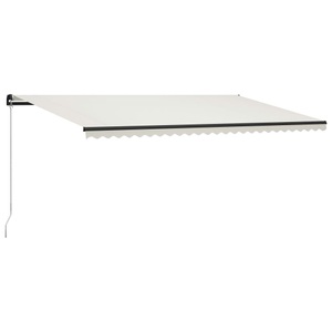 vidaXL, vidaXL Einziehbare Markise Handbetrieben 600 x 300 cm Creme, vidaXL Einziehbare Markise Handbetrieben 600 x 300 cm Creme