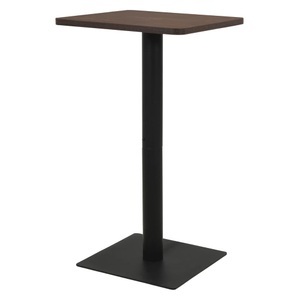 vidaXL, vidaXL Bistrotisch Dunkle Esche 60x60x107 cm, vidaXL Bistrotisch Dunkle Esche 60x60x107 cm