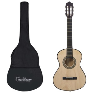 vidaXL, vidaXL Klassikgitarre für Anfänger und Kinder mit Tasche 1/2 34