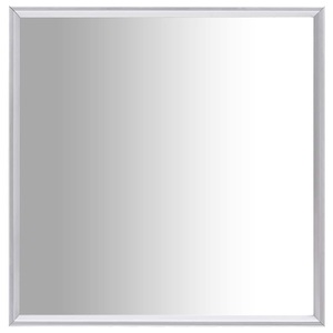 vidaXL, vidaXL Spiegel Silbern 40x40 cm, VidaXL - Spiegel pvc, One Size, Silber