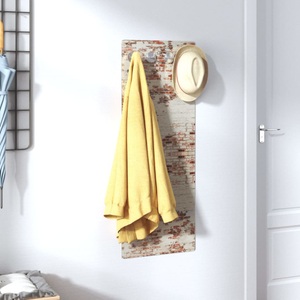 vidaXL, vidaXL Wandgarderobe 80x30 cm Hartglas Ziegelmauer-Optik, 