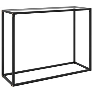 vidaXL, vidaXL Konsolentisch Transparent 100x35x75 cm Hartglas