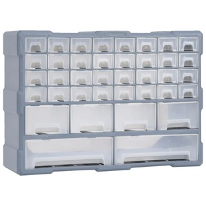 vidaXL, vidaXL Multi-Schubladen-Organizer mit 40 Schubladen 52x16x37,5 cm, vidaXL Multi-Schubladen-Organizer mit 40 Schubladen 52x16x37,5 cm