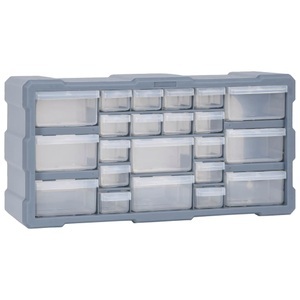 vidaXL, vidaXL Multi-Schubladen-Organizer mit 22 Schubladen 49x16x25,5 cm, 