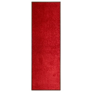 vidaXL, vidaXL Fußmatte Waschbar Rot 60x180 cm, vidaXL Fußmatte Waschbar Rot 60x180 cm