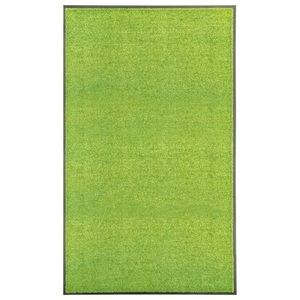 vidaXL, vidaXL Fußmatte Waschbar Grün 90x150 cm, vidaXL Fußmatte Waschbar Grün 90x150 cm