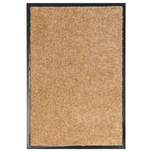 vidaXL, vidaXL Fußmatte Waschbar Creme 40x60 cm, vidaXL Fußmatte Waschbar Creme 40x60 cm