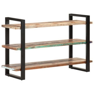 vidaXL, vidaXL Sideboard mit 3 Regalböden 120x40x75 cm Altholz Massiv