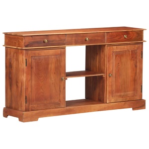 vidaXL, vidaXL Sideboard 135x35x75 cm Akazienholz Massiv