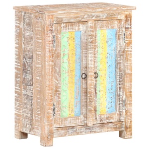vidaXL, vidaXL Sideboard 61x35x76 cm Raues Akazienholz