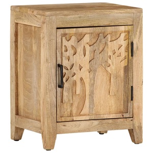vidaXL, vidaXL Nachttisch 40x30x50 cm Massivholz Mango, 