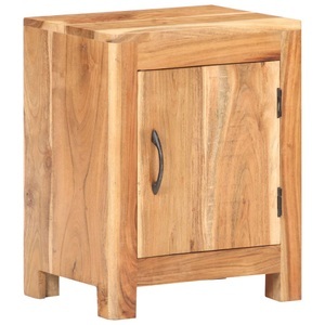vidaXL, vidaXL Nachttisch 40x30x50 cm Akazie Massivholz, vidaXL Nachttisch 40x30x50 cm Akazie Massivholz